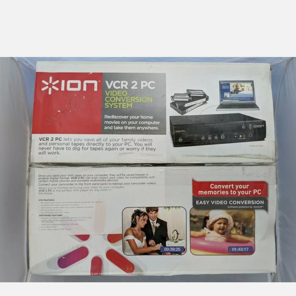 Ion vhs to pc vcr